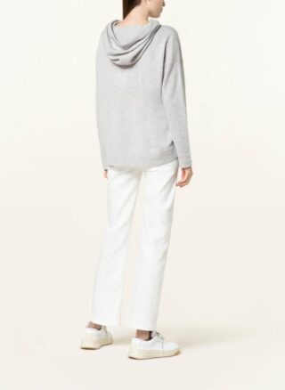 Mrs & HUGS Strick-Hoodie Damen, Grau