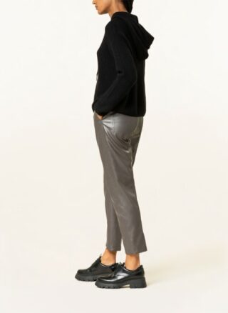 Mrs & HUGS Strick-Hoodie Damen, Schwarz