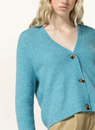 Mrs & HUGS Strickjacke Damen, Blau
