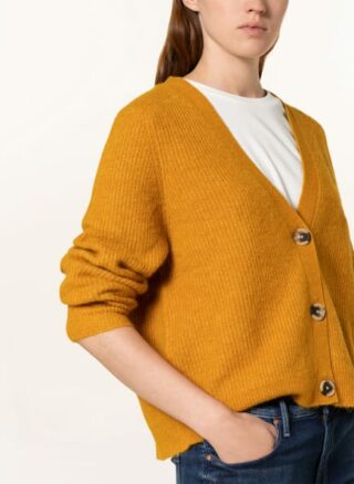 Mrs & HUGS Strickjacke Damen, Braun