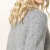 Mrs & HUGS Strickjacke Damen, Grau