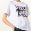 Mrs & HUGS T-Shirts Damen, Weiß