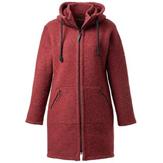 Mufflon Mu-Carla Wollmantel Damen, Rot