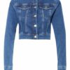 NA-KD Jeansjacke Damen, Blau