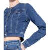 NA-KD Jeansjacke Damen, Blau