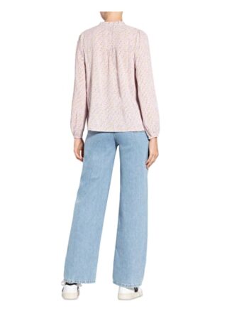 NEO NOIR Bisa Line Blusenshirt Damen, Lila