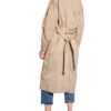 NEO NOIR Branco Trenchcoat Damen, Beige