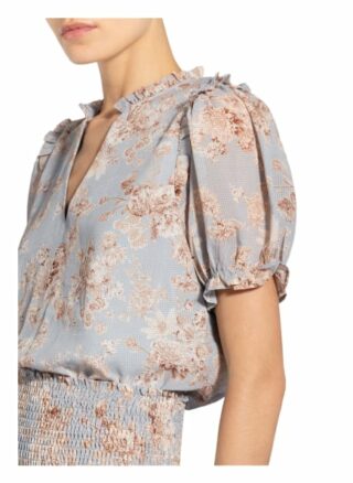 NEO NOIR Rosalie Square Blusenshirt Damen, Blau