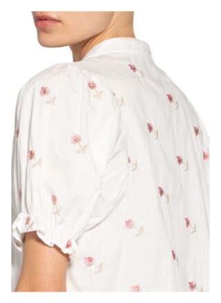 NEO NOIR Savy Blusenshirt Damen, Weiß