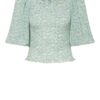 NEO NOIR Stuart Delicate Blusenshirt Damen, Blau