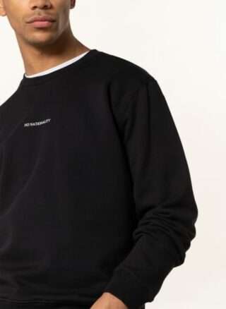 NN07 Barrow Sweatshirt Herren, Schwarz