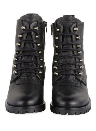 NUBIKK Djuna Schnürboots Damen, Schwarz