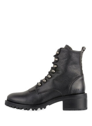 NUBIKK Djuna Schnürboots Damen, Schwarz