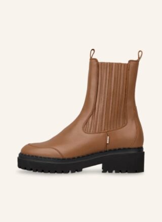 NUBIKK Fea Lina Chelsea Boots Damen, Braun