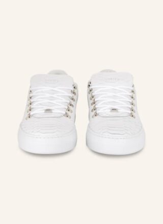 NUBIKK Jagger Python Sneaker Herren, Weiß