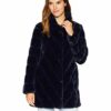 Nanette Lepore Lepore Fellmantel Damen, Blau