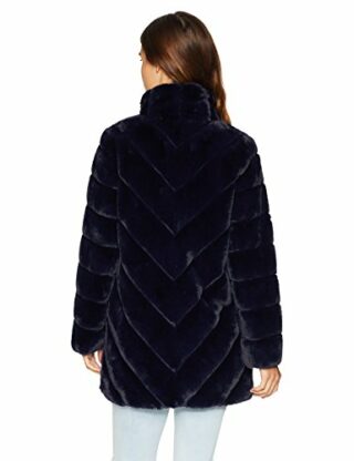 Nanette Lepore Lepore Fellmantel Damen, Blau