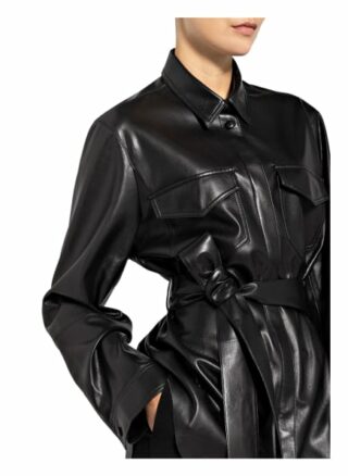 Nanushka Artha Jacke Damen, Schwarz