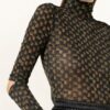 Nanushka Larson Rollkragenshirt Damen, Schwarz