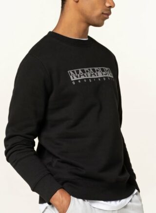 Napapijri Berber Sweatshirt Herren, Schwarz