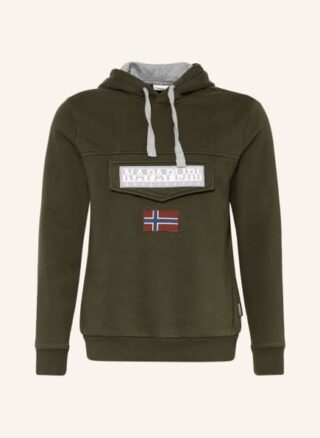 Napapijri Burgee Hoodie Herren, Grün