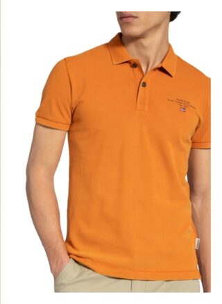 Napapijri Elbas Piqué-Poloshirt Herren, Orange