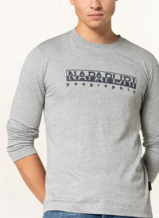 Napapijri Serber Longsleeve Herren, Grau