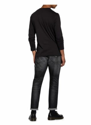 Napapijri Serber Longsleeve Herren, Schwarz