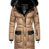 Navahoo Sinja Steppmantel Parka Steppmantel Damen, Grau