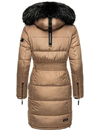 Navahoo Sinja Steppmantel Parka Steppmantel Damen, Grau