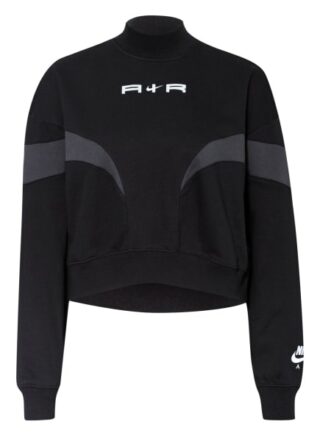 Nike Cropped-Sweatshirt Air Sweatshirt Damen, Schwarz