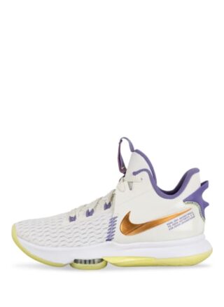 Nike Lebron Witness 5 Sportschuhe Herren, Weiß