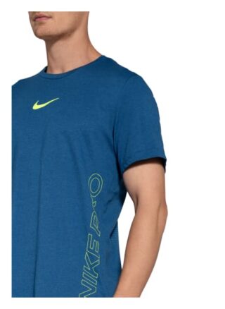 Nike Pro Dri-Fit Burnout T-Shirt Herren, Blau