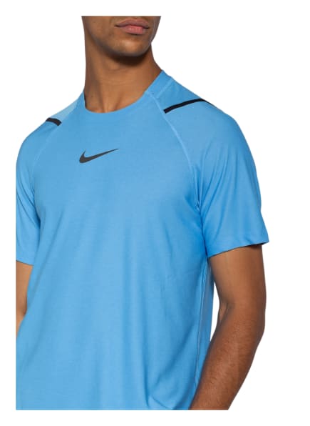 Nike Pro T-Shirt Herren, Blau