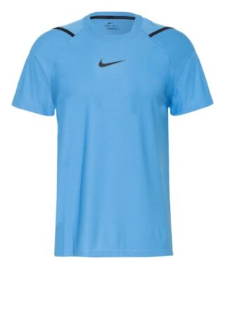 Nike Pro T-Shirt Herren, Blau