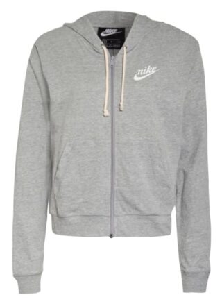 Nike Sportswear Gym Vintage Trainingsjacke Damen, Grau