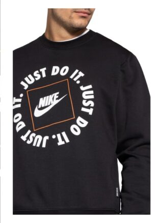 Nike Sportswear Just Do It Sweatshirt Herren, Schwarz