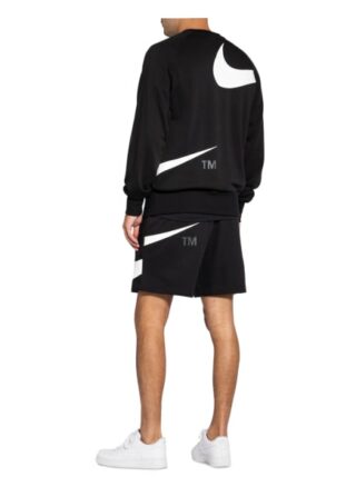 Nike Sportswear Swoosh Sweatshirt Herren, Schwarz
