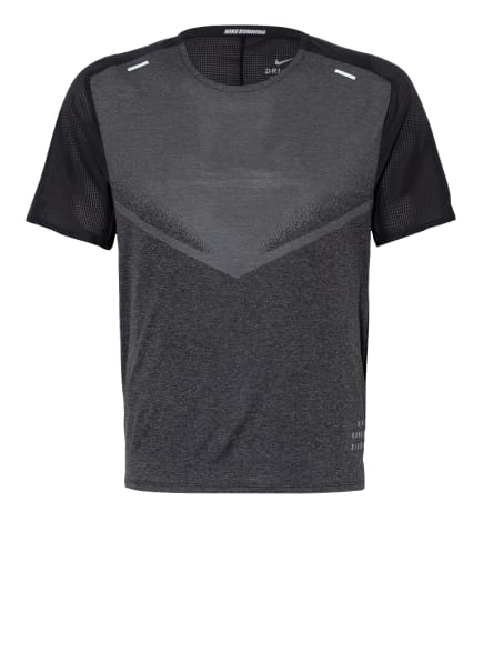 Nike Techknit Ultra Run Division T-Shirt Herren, Schwarz