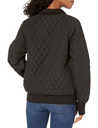 Norma Kamali Steppjacke Damen, Schwarz