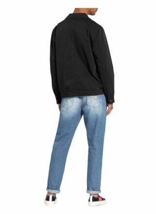 Nudie Jeans Colin Overshirt Herren, Schwarz