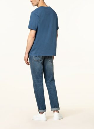Nudie Jeans T-Shirt Herren, Blau