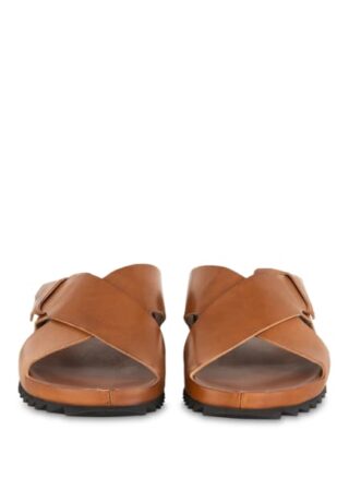 OFFICINE CREATIVE Agora 3 Pantoletten Herren, Braun