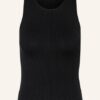 OH APRIL April Stricktop Nova Top Damen, Schwarz