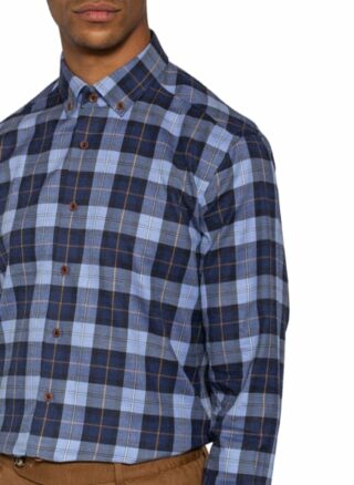OLYMP SIGNATURE Soft Business Jerseyhemd Herren, Blau