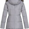 ONLY New Rhoda 15158947 Steppmantel Damen, Grau