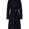 ONLY ONLGINA Wool WRAP Wollmantel Damen, Schwarz