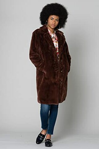 Oakwood Cyber Fellmantel Damen, Braun