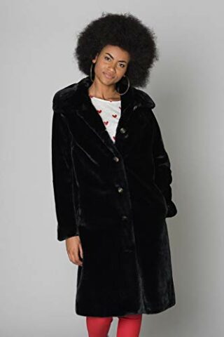 Oakwood Program Fellmantel Damen, Schwarz