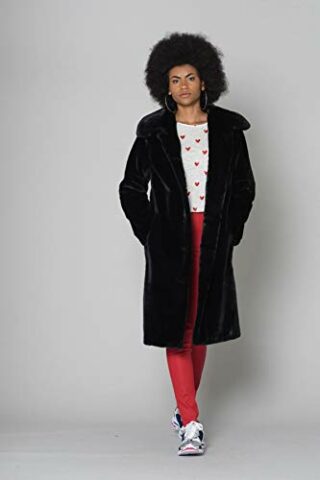 Oakwood Program Fellmantel Damen, Schwarz